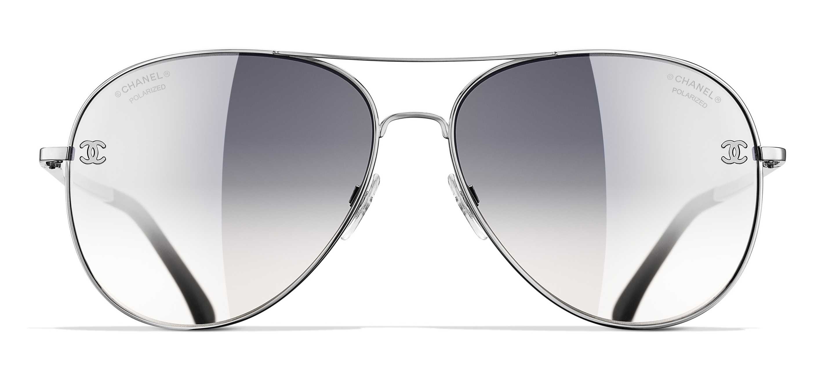 Lunettes de soleil CHANEL CH 4189TQ C124S8 59/14 Femme Argent Aviateur
